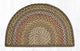 Earth Rugs SC-51 Fir / Ivory Small Rug Slice 18" x 29"