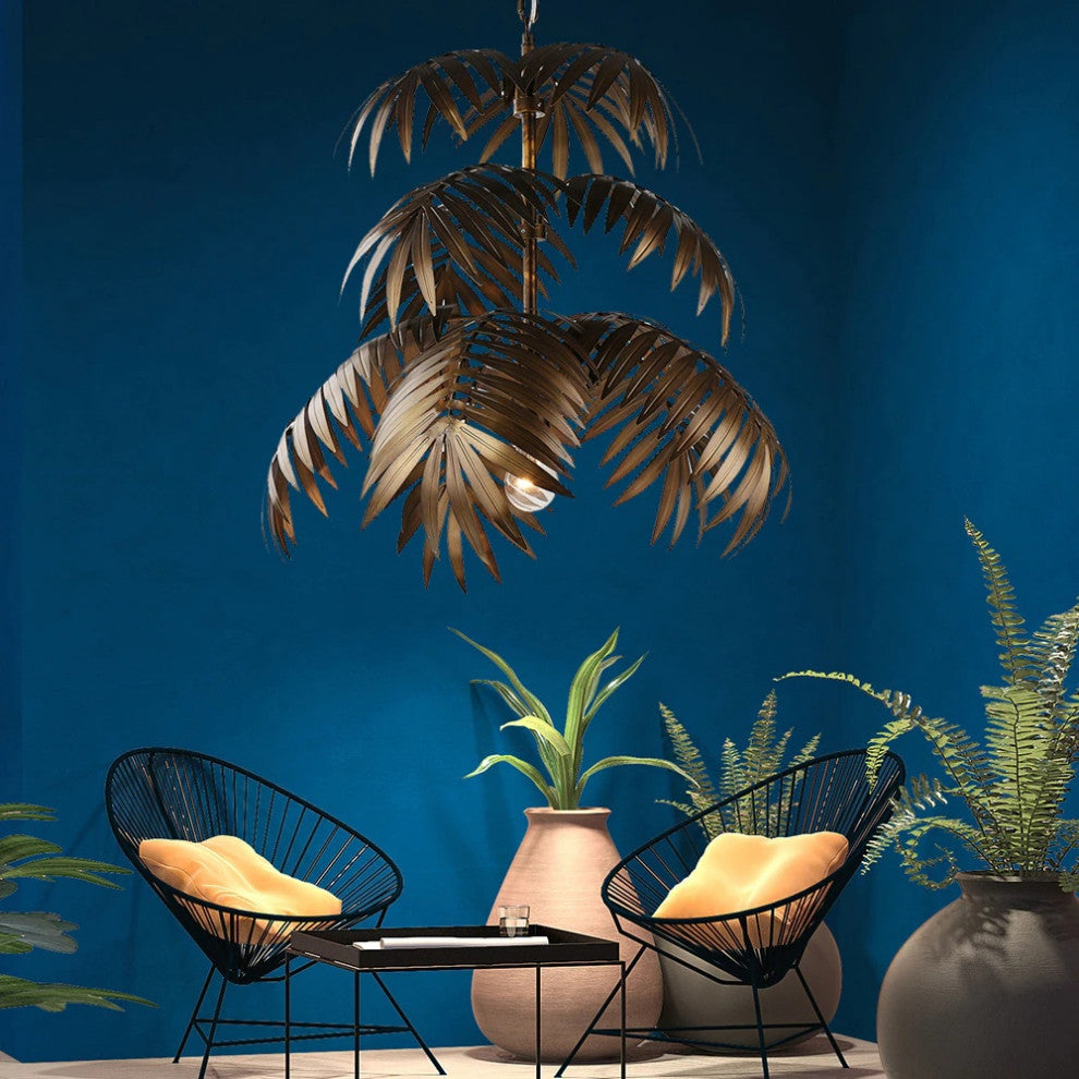 Deinze | Modern Loft Coconut Tree Chandelier for Restaurant, 3 Layers