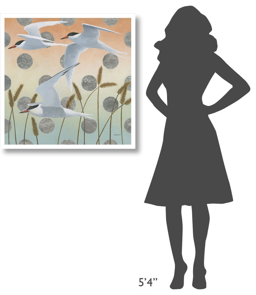 "Free as a Bird II" Digital Paper Print by Kathrine Lovell, 32"x32"