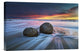 "Moeraki Boulders" Stretched Canvas Giclee by Yan Zhang, 18x12"