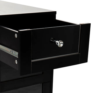 SlayStation 4 Drawer Vanity Storage Unit, Pro Black, Pair