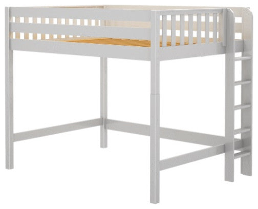 Becks Queen Size Loft Bed, White