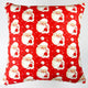 Artisan Pillows 17-inch Christmas Hi Santa Red Indoor Holiday Throw Pillow