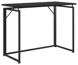 Techni Mobili Space Saving Folding Desk, Black