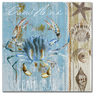 Color Bakery 'Blue Crab II' Canvas Art, 14x14