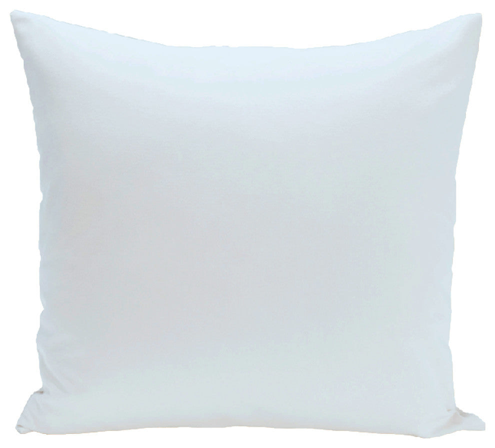 Solid Pillow, Washed Out Blue, 18"x18"
