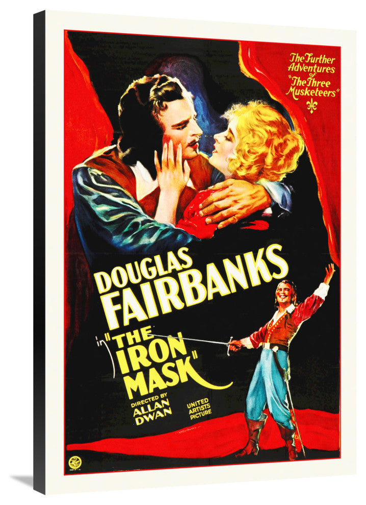 "The Iron Mask" Stretched Canvas Giclee by Hollywood Photo Archive, 24x36"