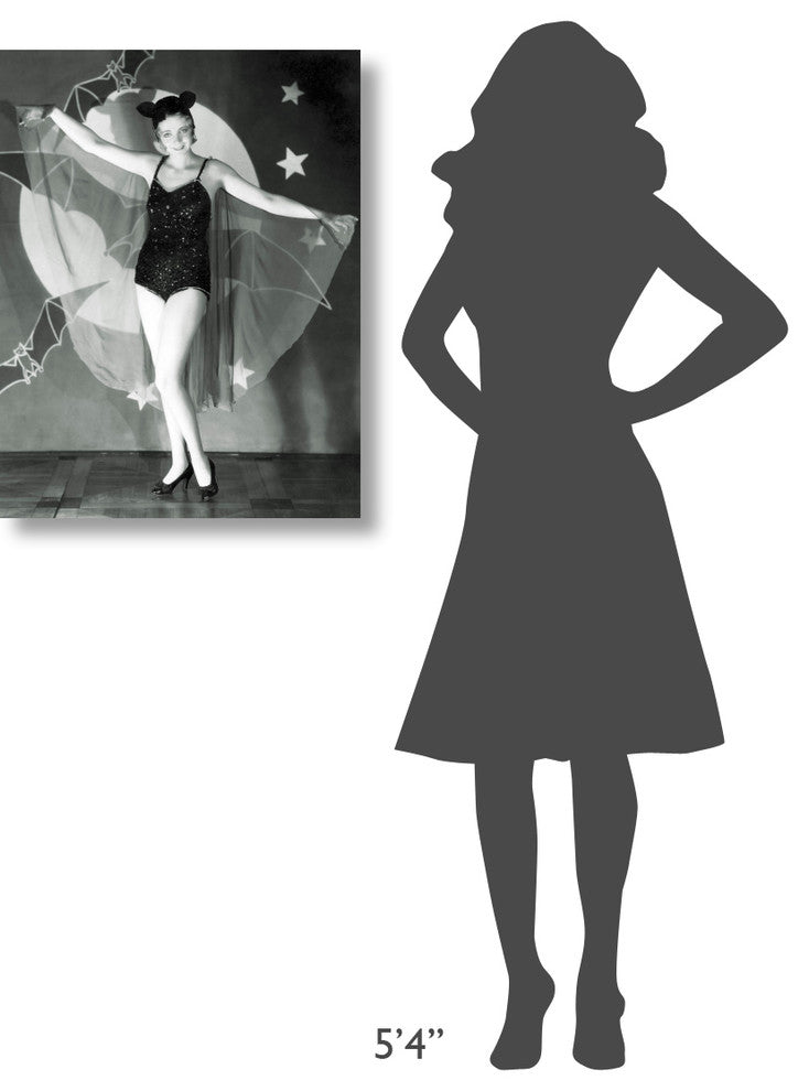 "Halloween Bat - Virginia Bruce" Canvas Giclee, 23"x30"