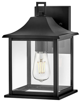 Lark Nolan Small Wall Mount Lantern, Black