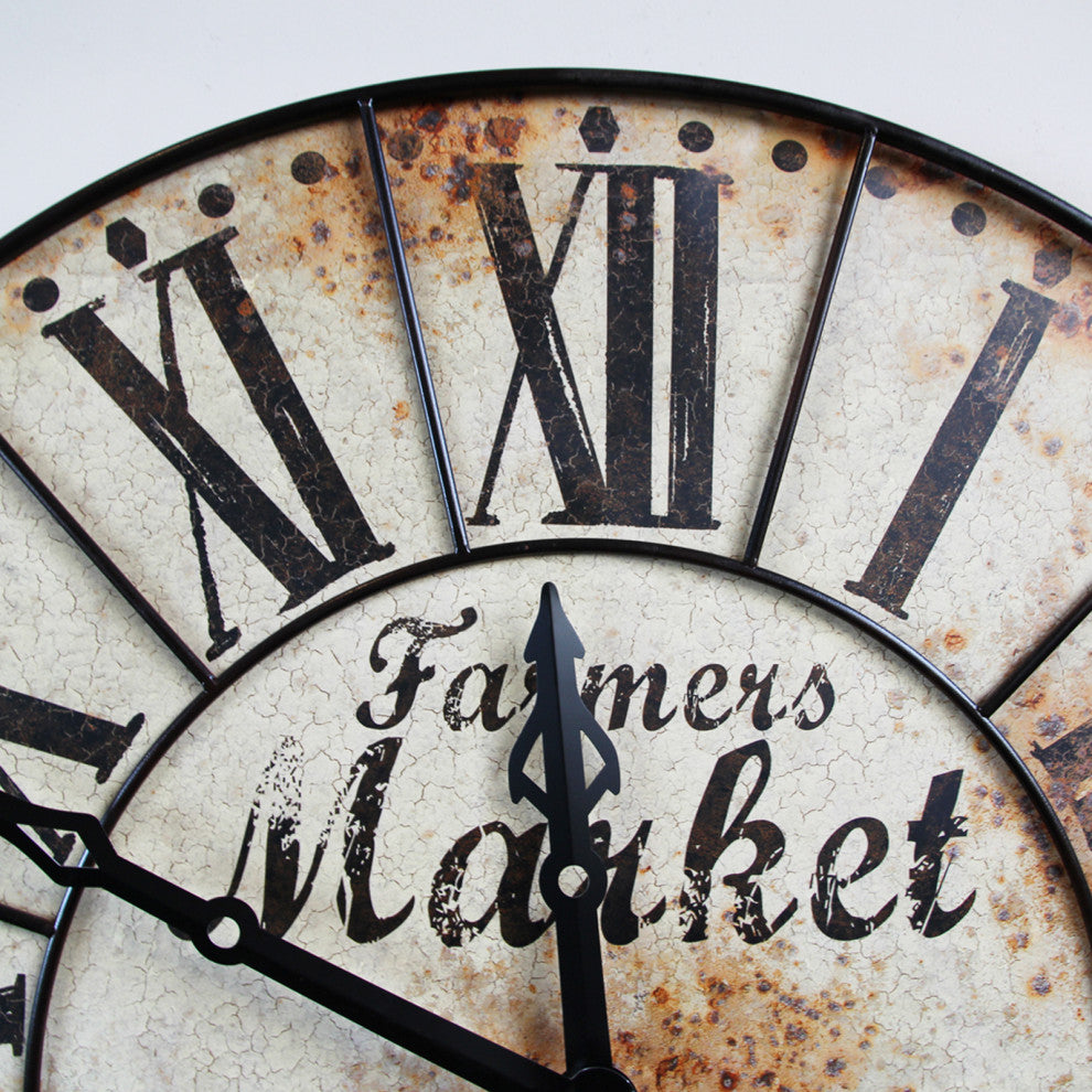 Giant Farmers Market Clock