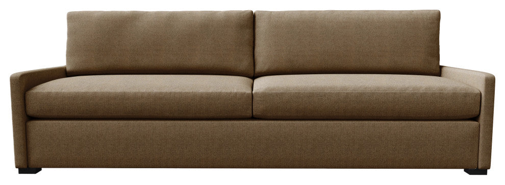 Nativa Interiors Kimpton Sofa 101", Brown, Depth: Classic