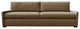 Nativa Interiors Kimpton Sofa 101", Brown, Depth: Classic