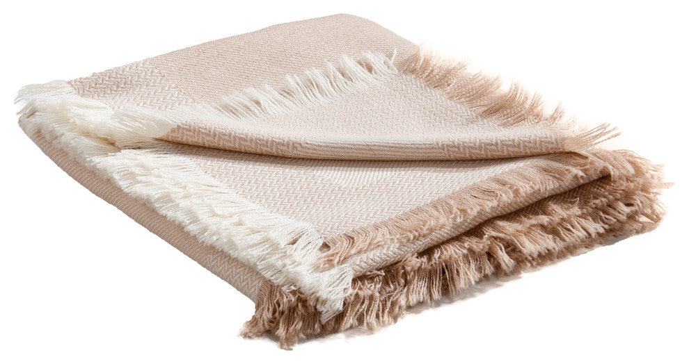 Alpaca Willow Woven Throw, Lily