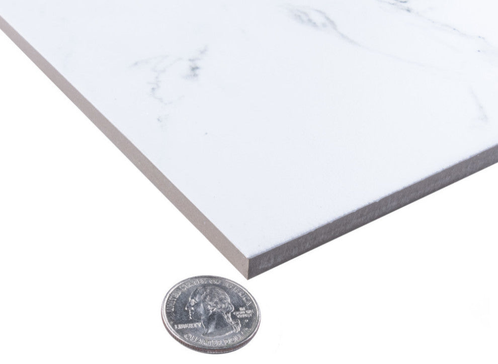 Timeless Calacatta Porcelain Floor and Wall Tile