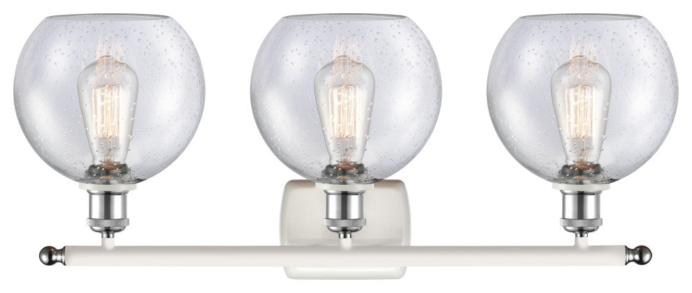 Innovations Lighting 516-3W-WPC-G124-8 Athens 3 Light 26" Bath Vanity Light