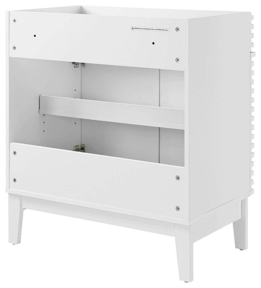 Render 30" Bathroom Vanity Cabinet, White