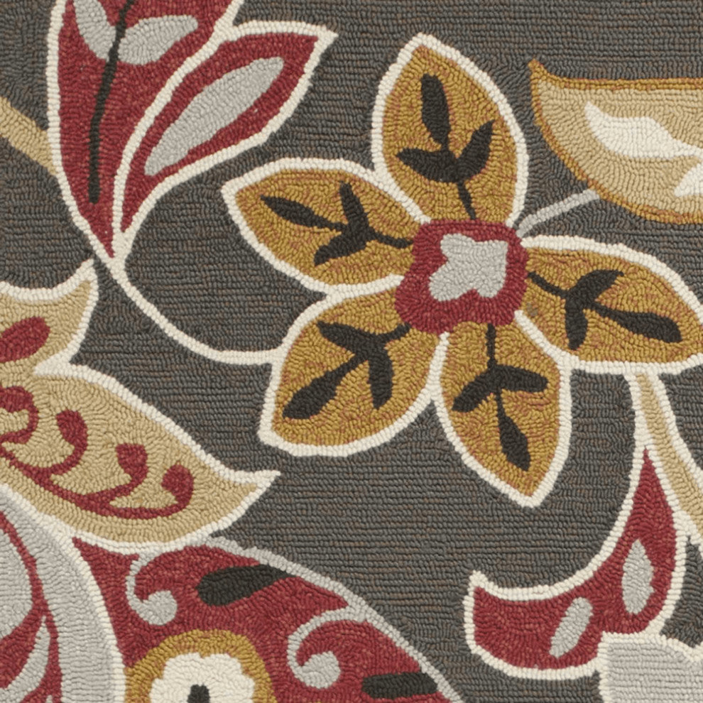 3' X 5' Taupe Hand Tufted Area Rug
