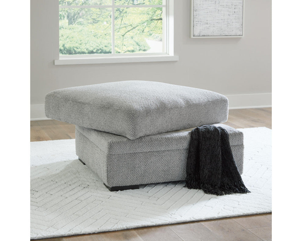 Casselbury Cement Ottoman With Storage