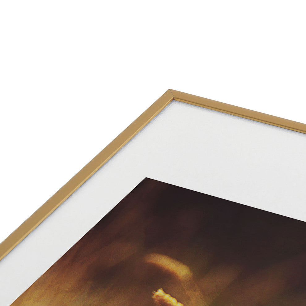 Shannon Clark Amber Metal Framed Art Print