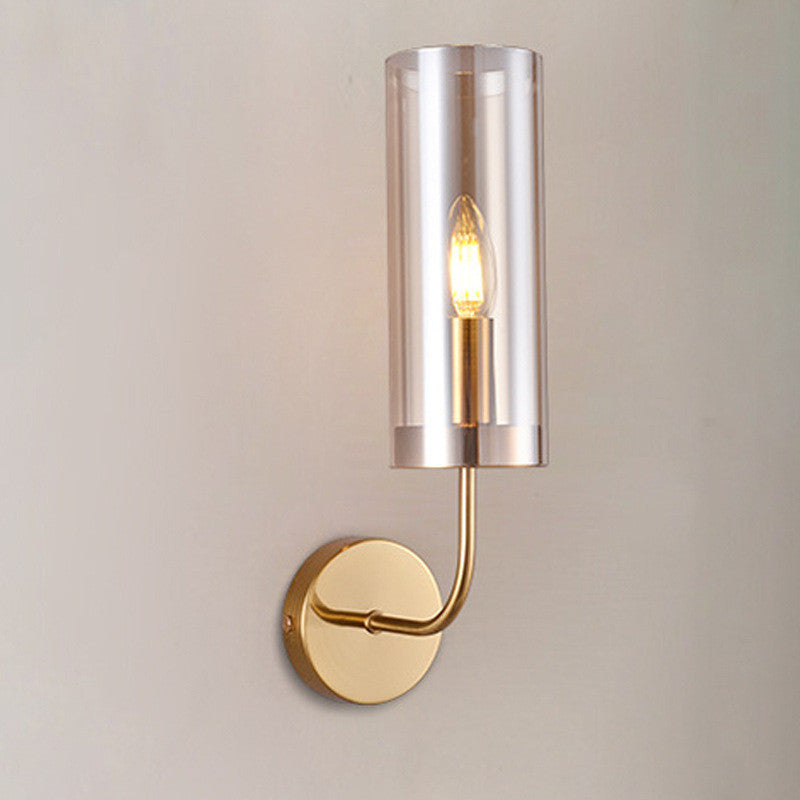 Creative Wall Lamp in European Style for Living Room, Bedroom, Cognac