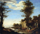 Arie De Vois River Landscape, Gallery Wrapped Canvas Print, 20"x25"