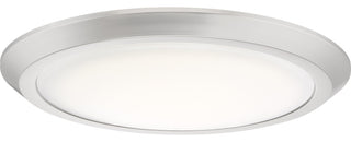 Verge LED Flush Mount, Brushed Nickel