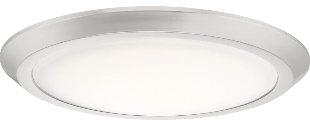 Verge LED Flush Mount, Brushed Nickel