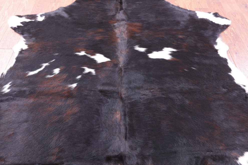 6' 6" X 5' 1" Natural Cowhide Rug C1831