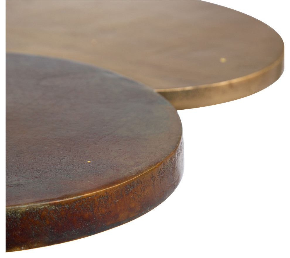 Dundee Accent Table Antique Brass