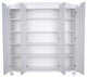 100% Solid Wood Large Shelf for Kyle Wardrobes Only, White