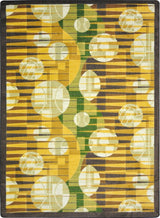 Games People Play Rug, Keeping Score, 3'10"x5'4", Gold