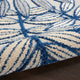 Nourison Aloha 2' x 6' Ivory/Navy Tropical Area Rug