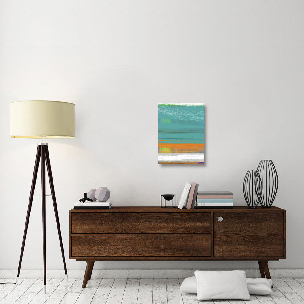 "Abstract Orange Stripe2" Fine Art Print