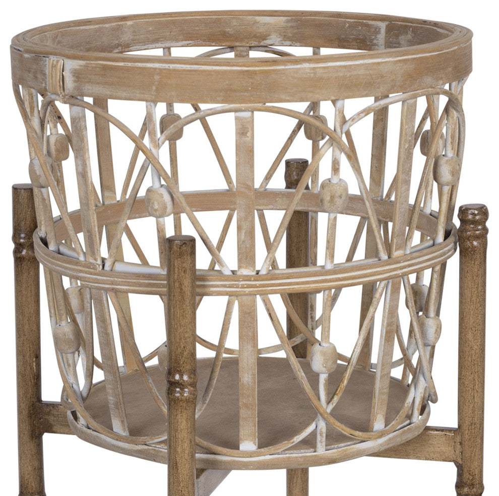 Bohemian Bamboo Plant Stand