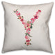 Floral Pattern Monogram Y 18x18 Indoor/Outdoor Pillow