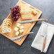 French Home Connoisseur Laguiole Olive Wood Knives and Bamboo Cheese Board