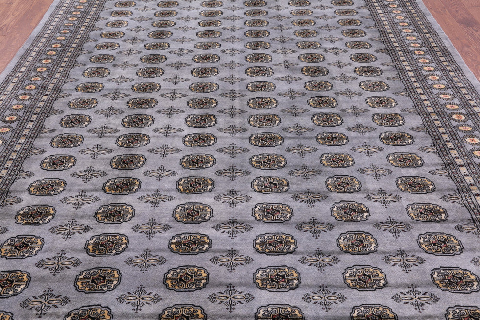 8' 4" X 10' 10" Silky Bokhara Hand-Knotted Wool Rug - Q15628