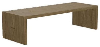 Maxwell 60" Cocktail Table, Finish: Fawn, Brushed Nickel