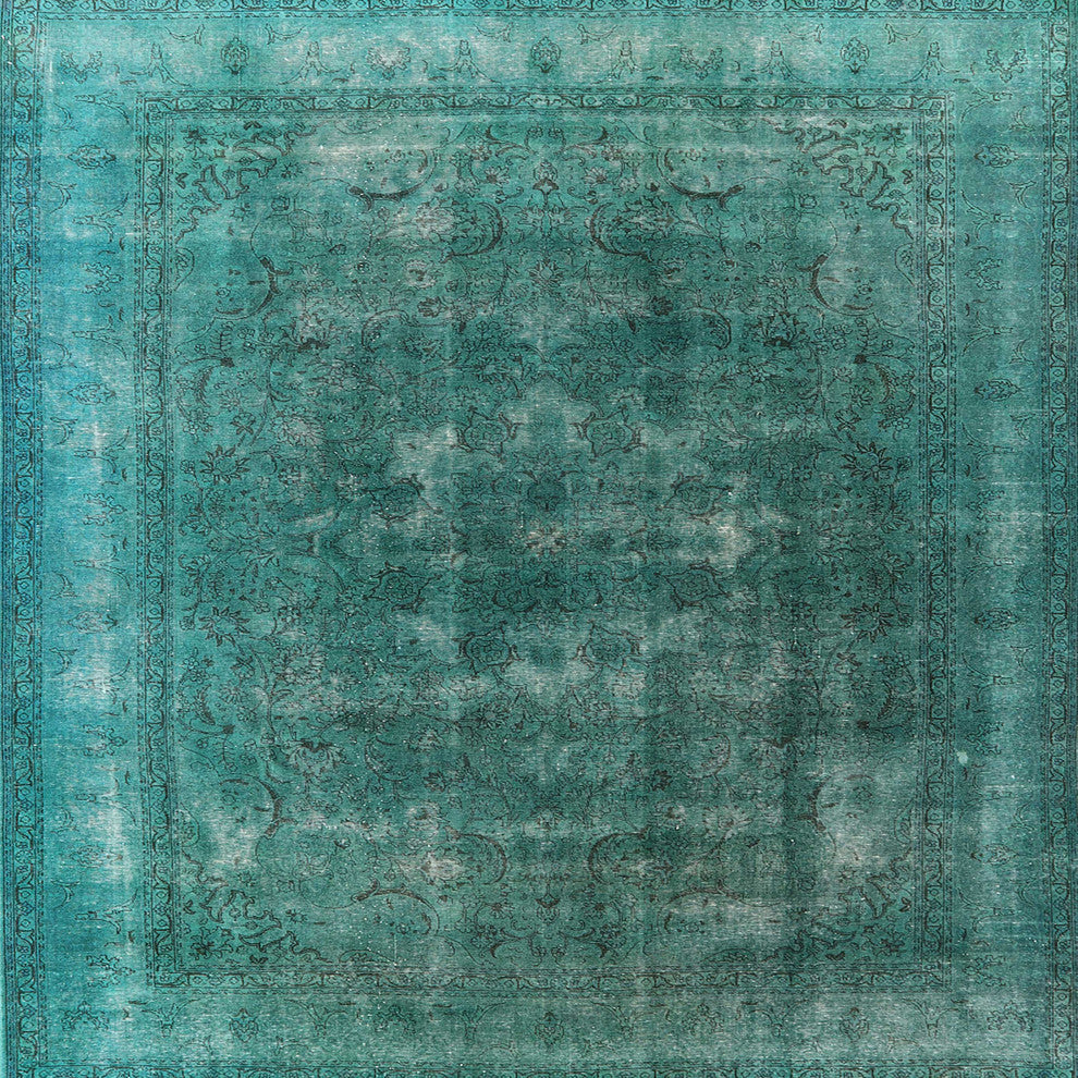 Ahgly Company Indoor Square Mid-Century Modern Area Rugs, 4' Square
