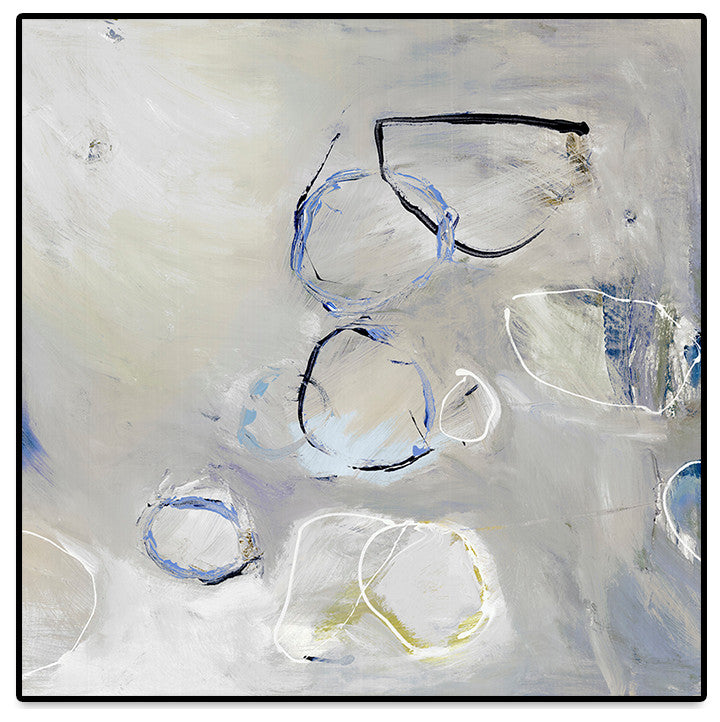 "Morph II" Oversized Framed Canvas, 45" x 45"