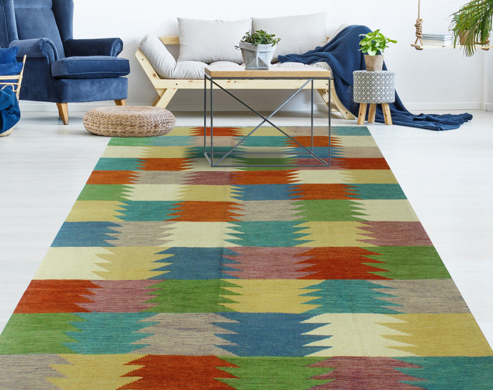 Winchester Kilim Ghous Rust Rug