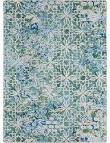 Composite Sea Green  Rug, 3'10" X 5'4"