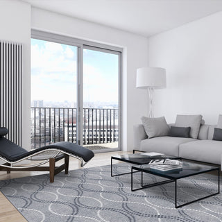 Seventh Heaven 3'10" x 5'4" area rug, color Morning Fog