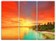 "Beautiful Coastline in Philippines" Metal Wall Art, 3 Panels, 36"x28"