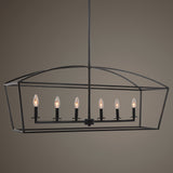Uttermost Clayton 6-LIght Linear Chandelier