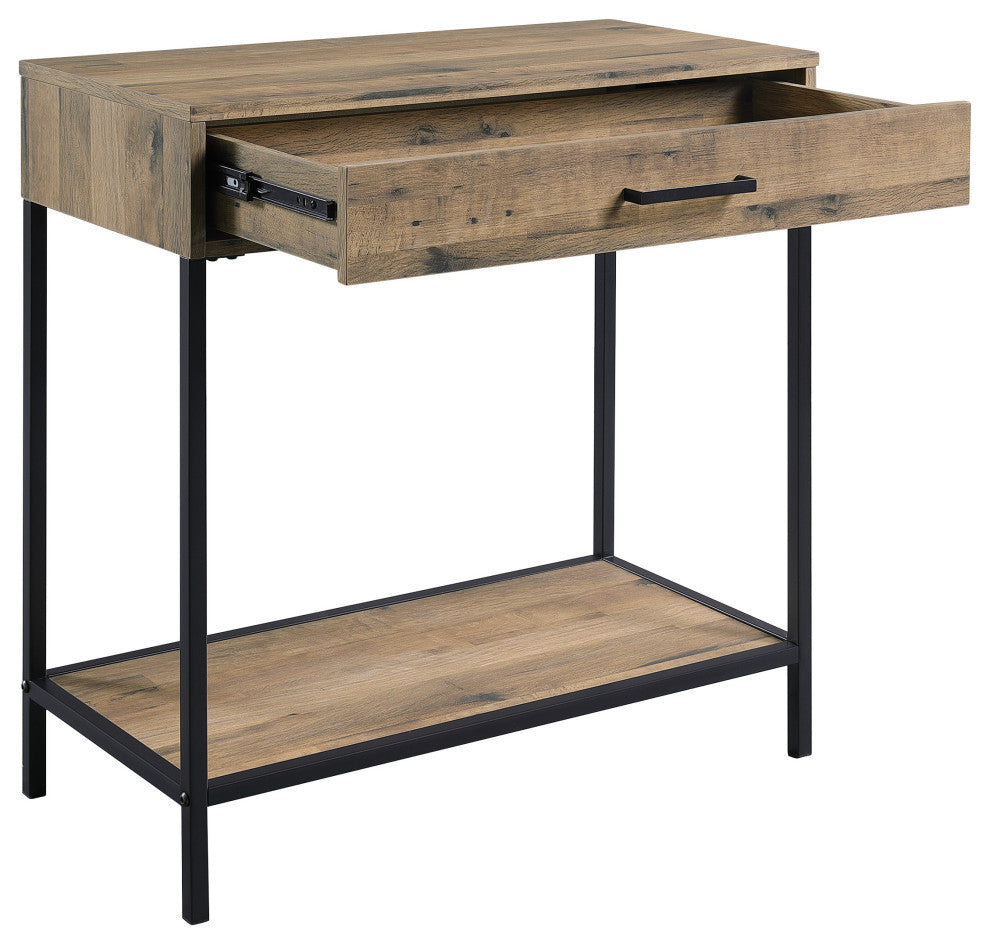 Quinton 30" Foyer Table, Salvage Oak