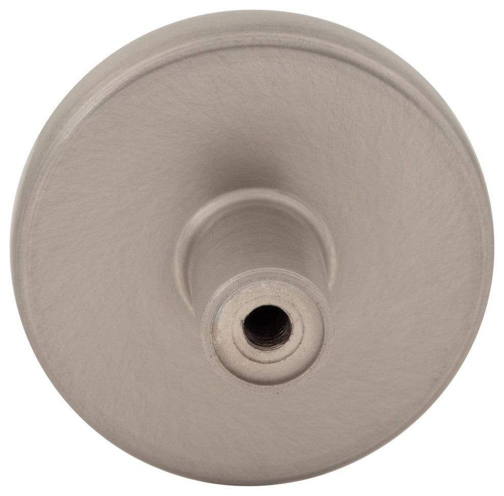 Elements 105L Gibson 1-5/8" Round Flat Disc Modern Mushroom - Polished Chrome