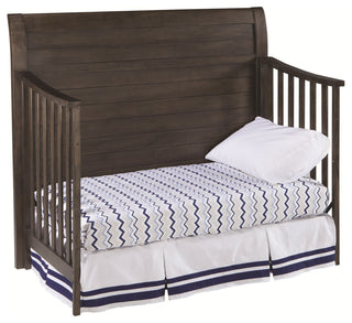 Taylor 57"W Wood Crib, River Rock