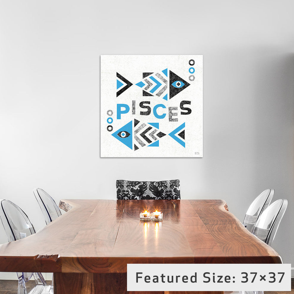 "Zodiac Pisces" by Michael Mullan, 12x12x1.5