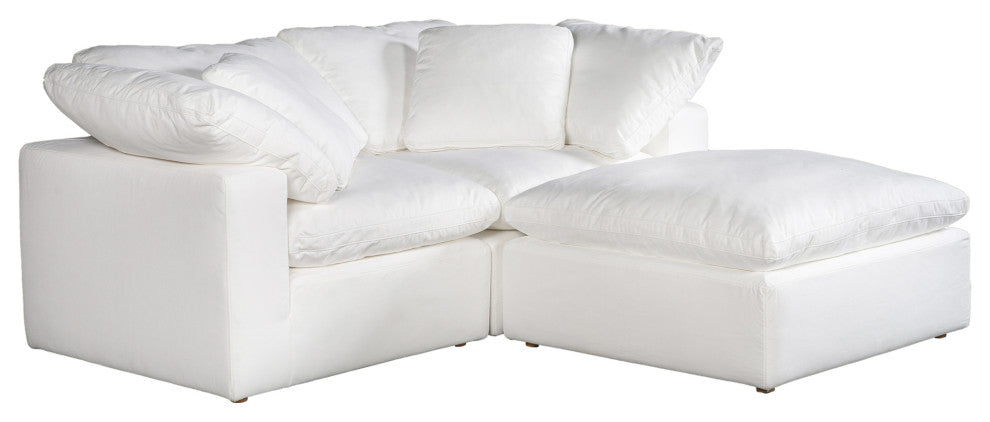 Terra Condo Nook Modular Sectional Livesmart Fabric Cream